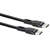 Ladekabel Split USB-C schwarz 1,5 m