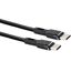 Ladekabel Split USB-C schwarz 1,5 m