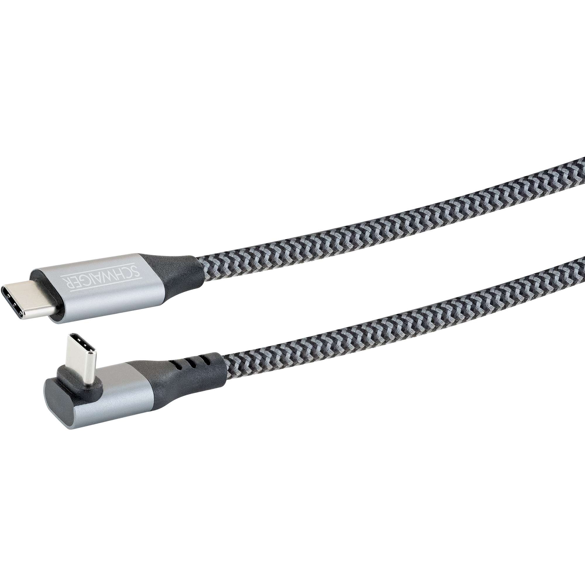USB-C/C-Ladekabel Winkel horizontal 1,2 m
