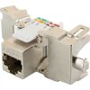 Keystone 'CAT 6A' silber werkzeuglos