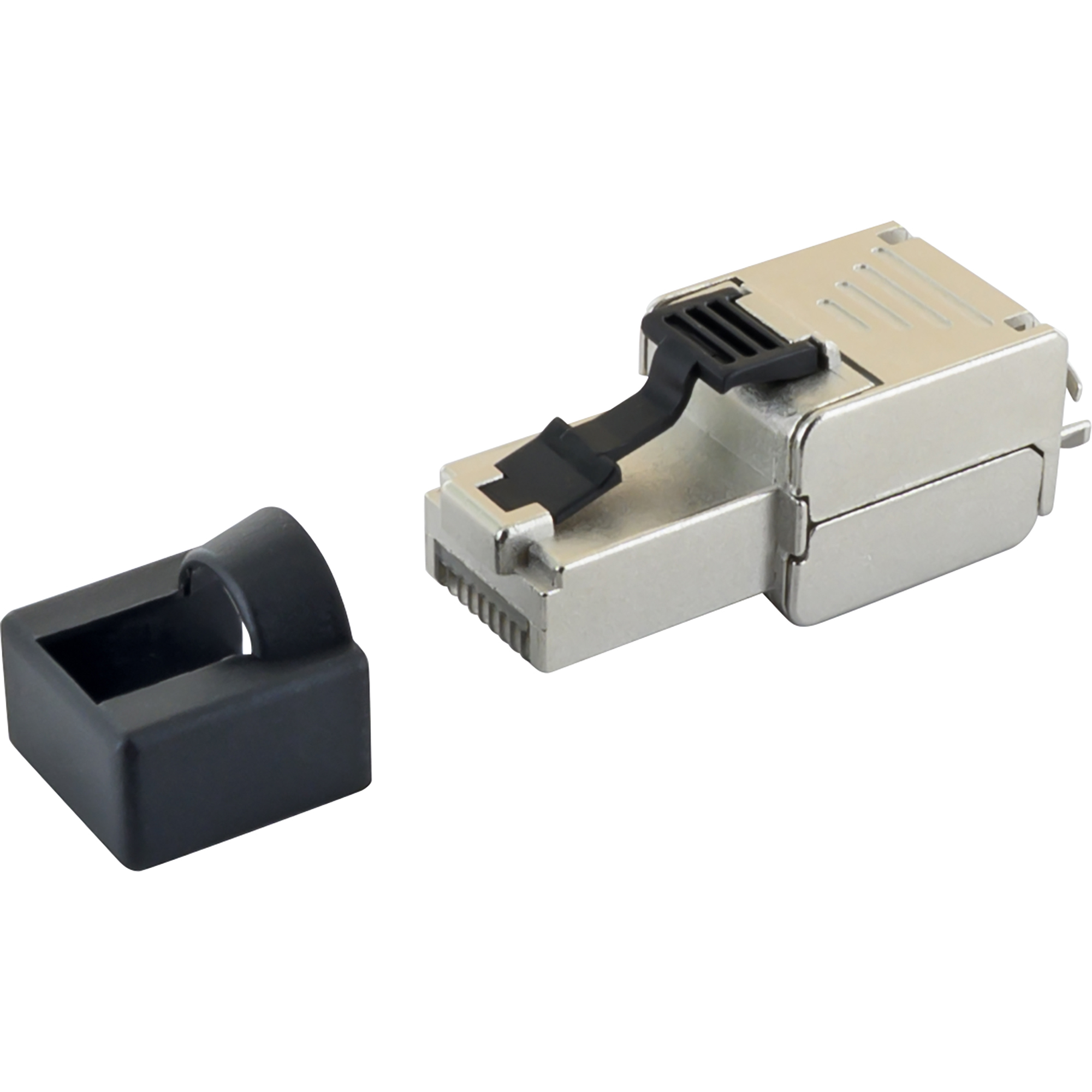 Netzwerkstecker 'miniCat' Metall 6 A