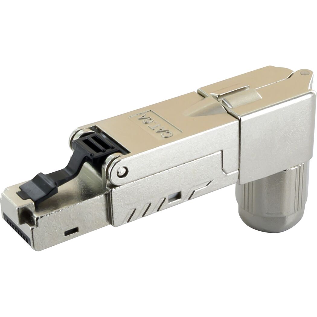 Netzwerkstecker 'CAT6A' abgewinkelt