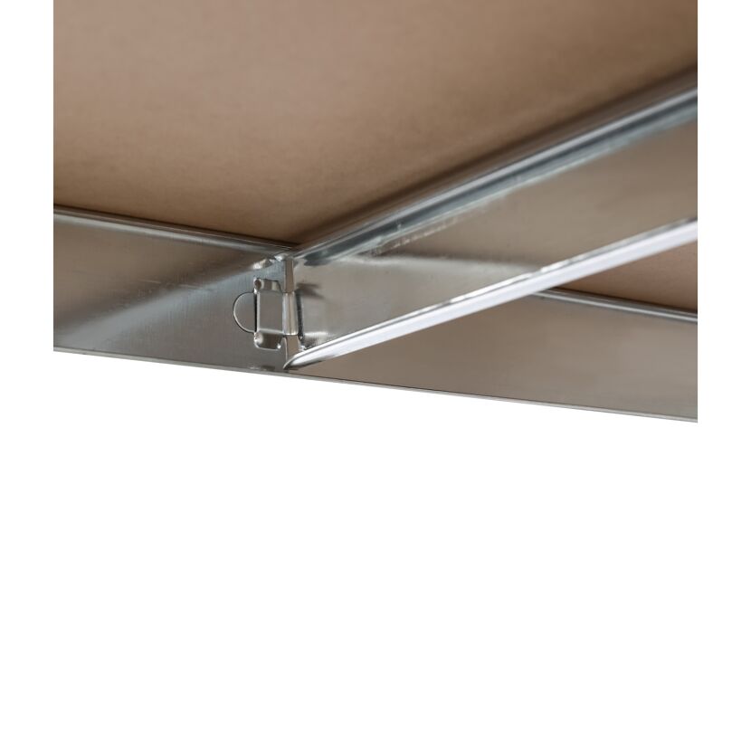 Schwerlast-Steckregal mit 5 Böden à 150 kg Traglast, verzinkt 180 x 120 x 40 cm