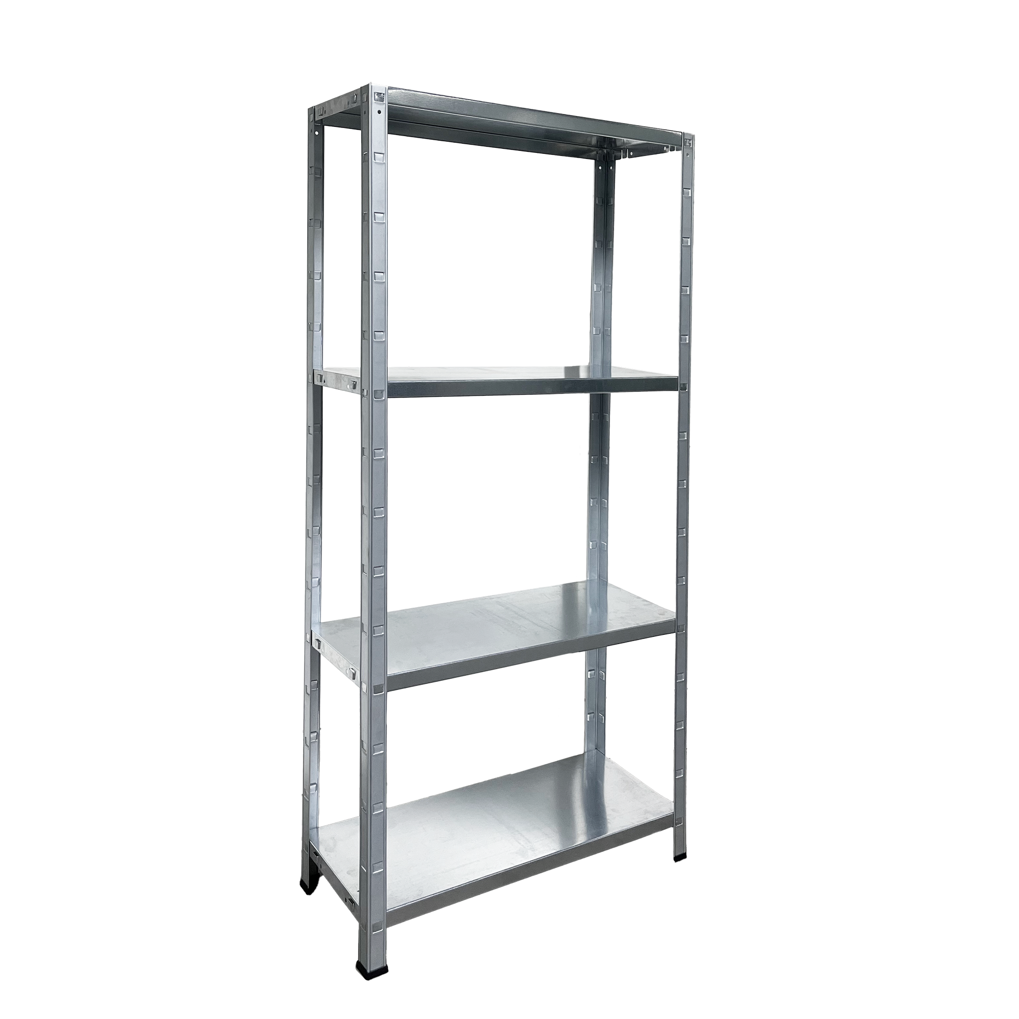 Steck-Grundregal mit 4 Böden à 50 kg Traglast, verzinkt 140 x 75 x 30 cm