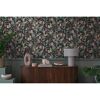 Vliestapete 'CosmoLiving by Cosmopolitan' Knospen schwarz 10,05 x 0,53 m