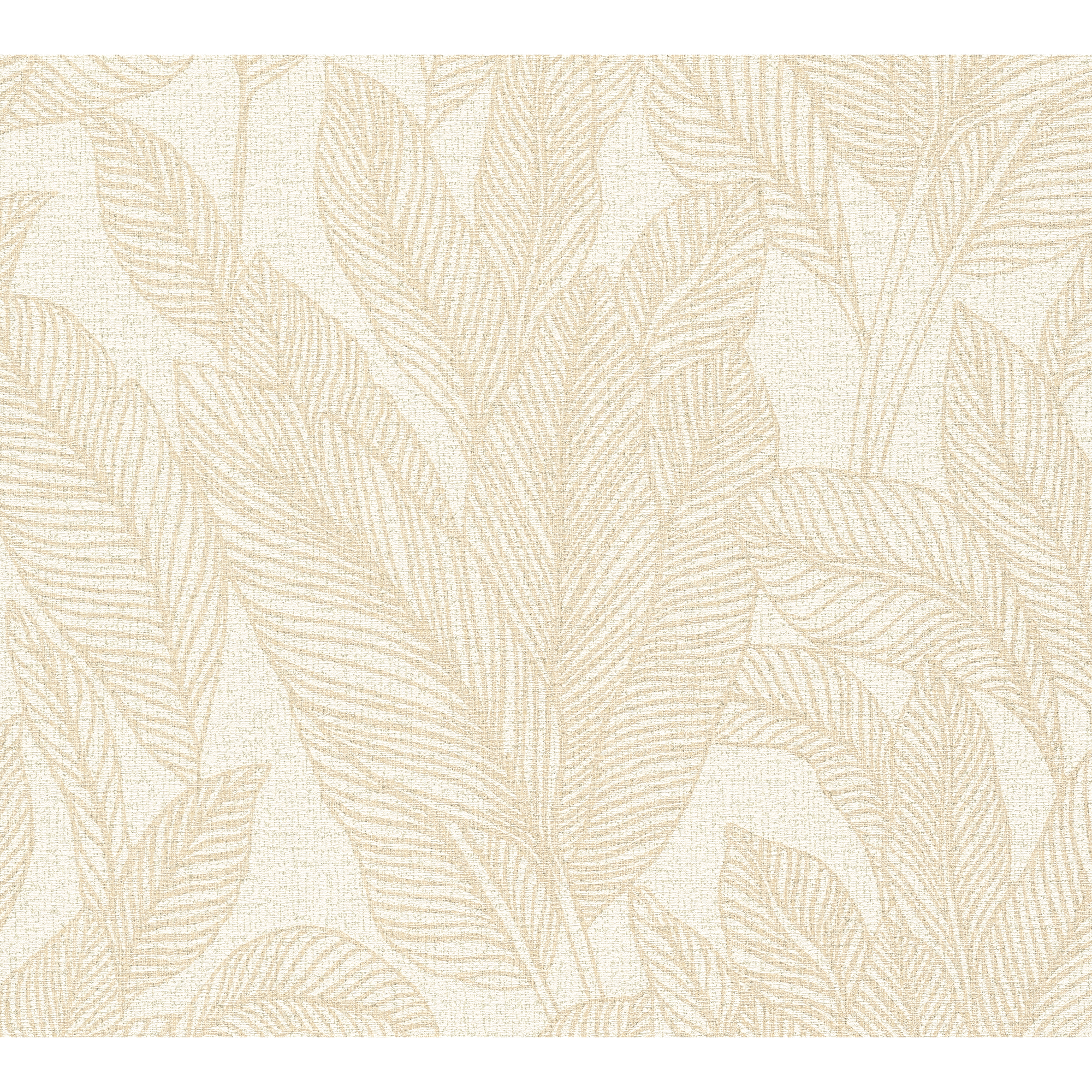 Vliestapete 'CosmoLiving by Cosmopolitan' Blätter beige 10,05 x 0,53 m