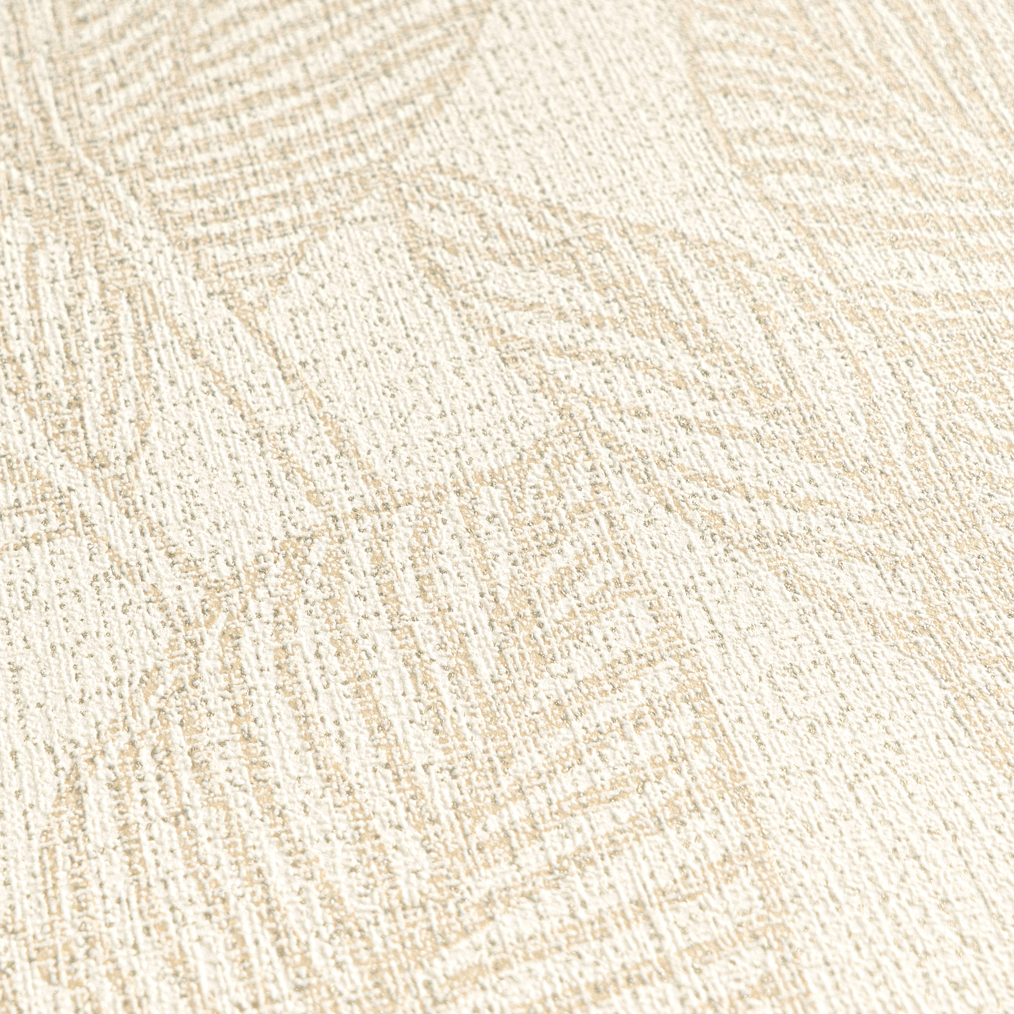 Vliestapete 'CosmoLiving by Cosmopolitan' Blätter beige 10,05 x 0,53 m