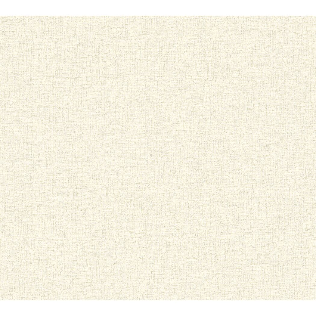 Vliestapete 'CosmoLiving by Cosmopolitan' Textil Uni creme 10,05 x 0,53 m