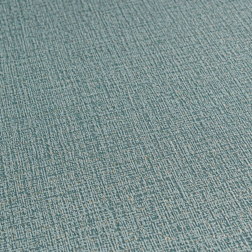 Vliestapete 'CosmoLiving by Cosmopolitan' Textil Uni petrol 10,05 x 0,53 m