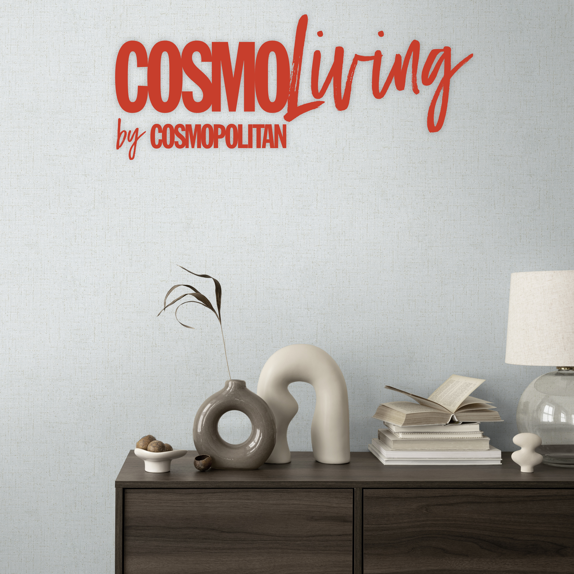 Vliestapete 'CosmoLiving by Cosmopolitan' Punkte Uni hellblau 10,05 x 0,53 m