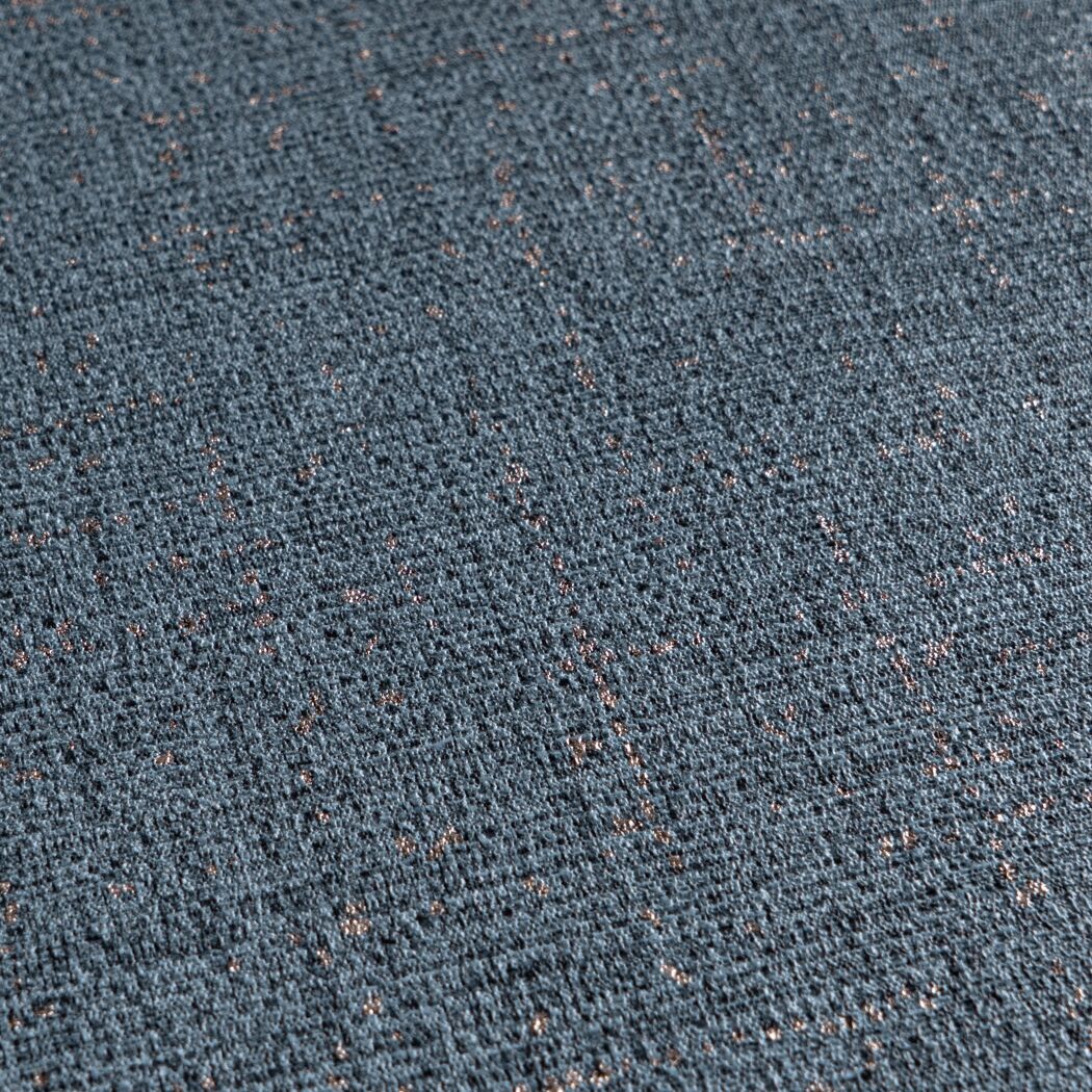 Vliestapete 'CosmoLiving by Cosmopolitan' Punkte Uni dunkelblau 10,05 x 0,53 m