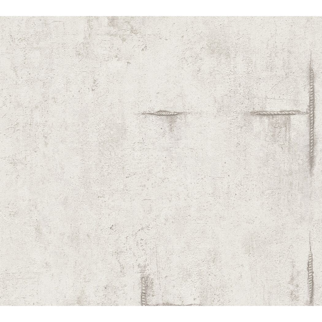Vliestapete 'CosmoLiving by Cosmopolitan' Beton hellgrau 10,05 x 0,53 m
