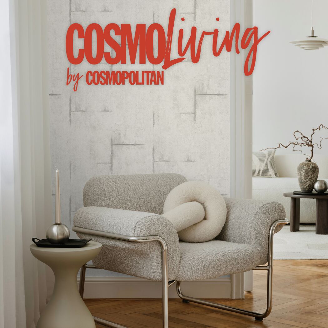 Vliestapete 'CosmoLiving by Cosmopolitan' Beton hellgrau 10,05 x 0,53 m