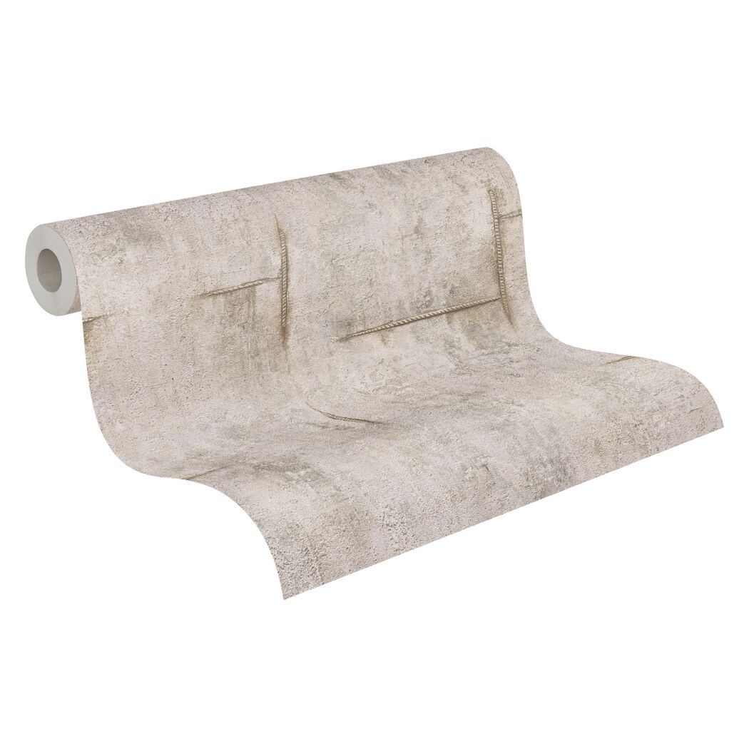 Vliestapete 'CosmoLiving by Cosmopolitan' Beton beige 10,05 x 0,53 m