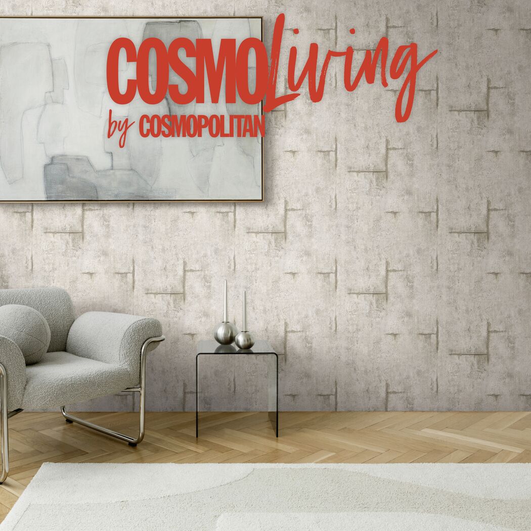 Vliestapete 'CosmoLiving by Cosmopolitan' Beton beige 10,05 x 0,53 m