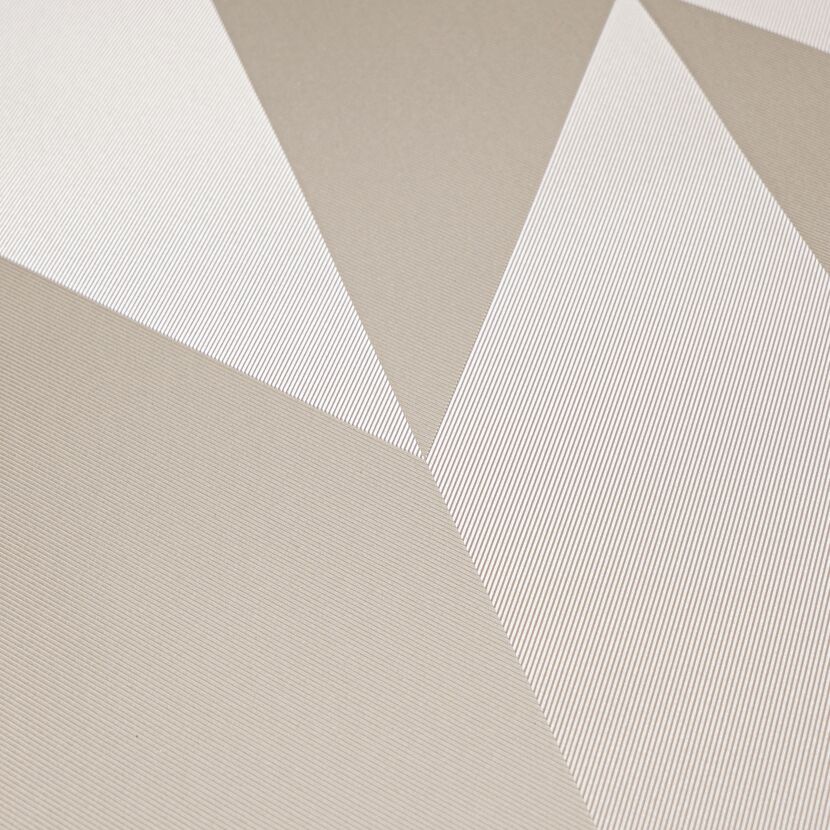 Vliestapete 'CosmoLiving by Cosmopolitan' Grafik Raute beige 10,05 x 0,53 m
