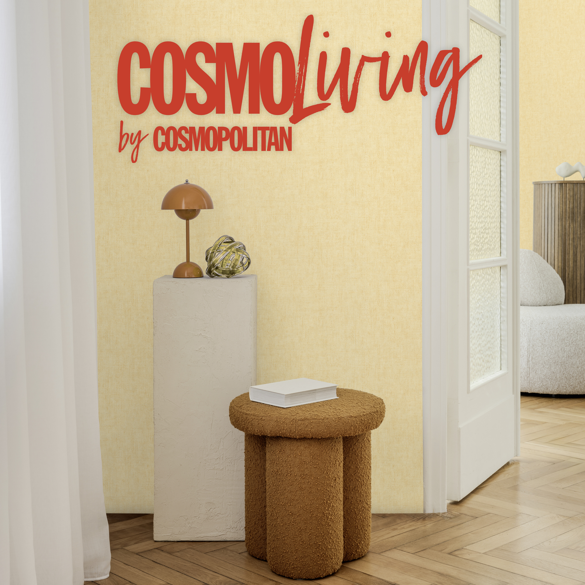 Vliestapete 'CosmoLiving by Cosmopolitan' Uni beige 10,05 x 0,53 m