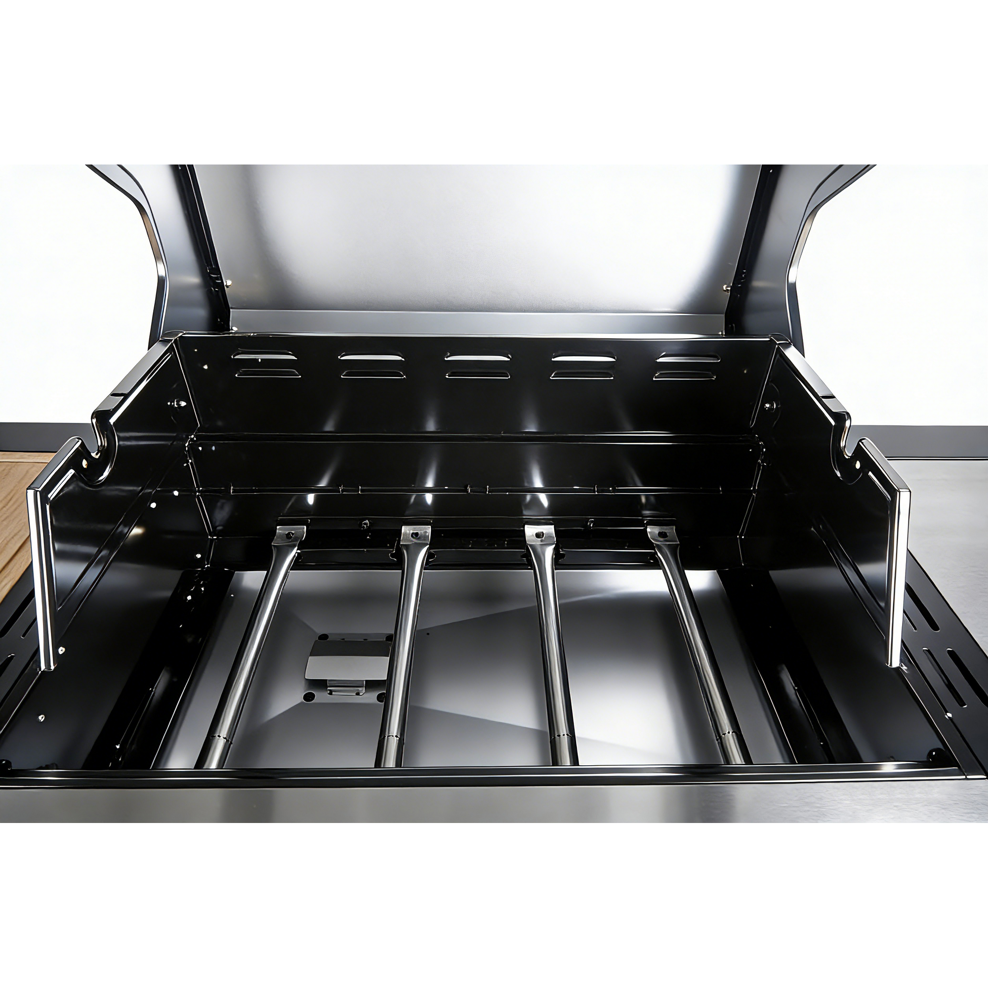 Gasgrill 'Augusta' silbern 4+1 Brenner 17 kW 150,5 x 116,5 x 58 cm