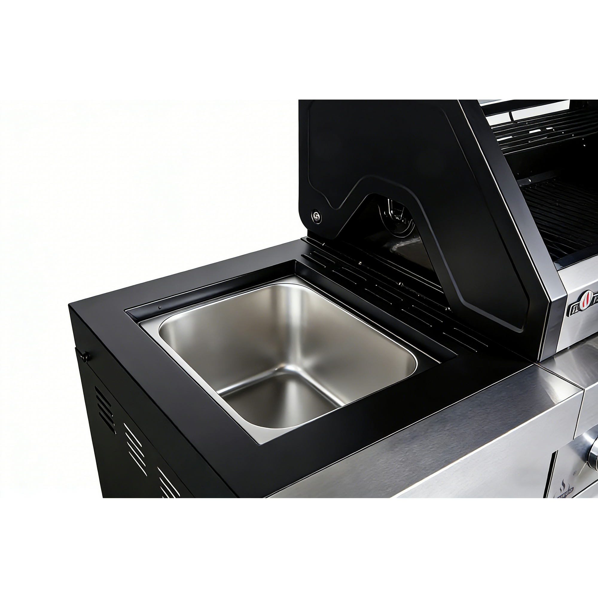 Gasgrill 'Augusta' silbern 4+1 Brenner 17 kW 150,5 x 116,5 x 58 cm