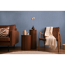 Vliestapete 'CosmoLiving by Cosmopolitan' Uni dunkelblau 10,05 x 0,53 m
