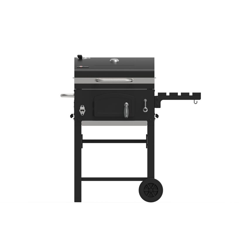 Holzkohlegrill 'Ontario II' schwarz 100 x 105 x 47 cm