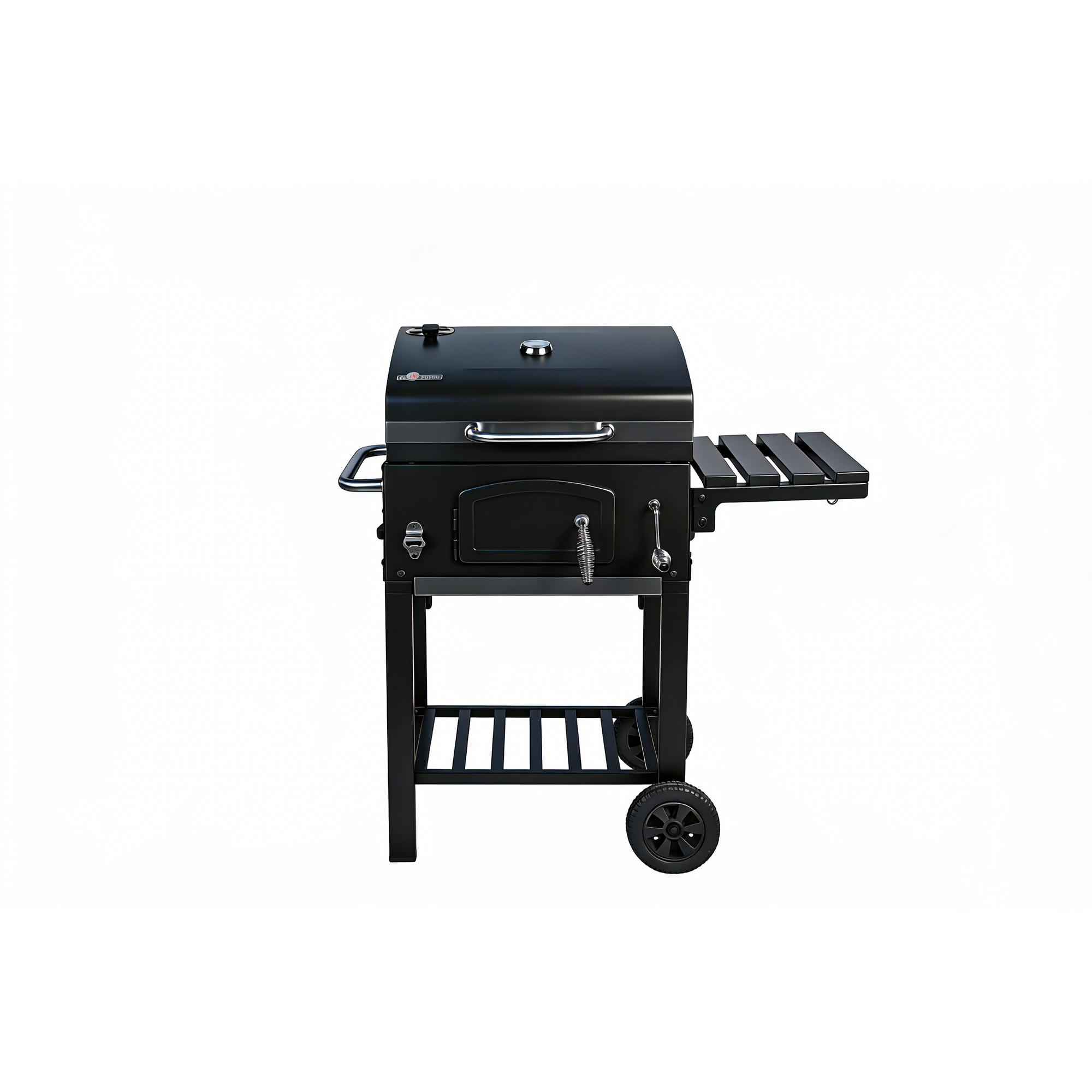 Holzkohlegrill 'Ontario II' schwarz 100 x 105 x 47 cm