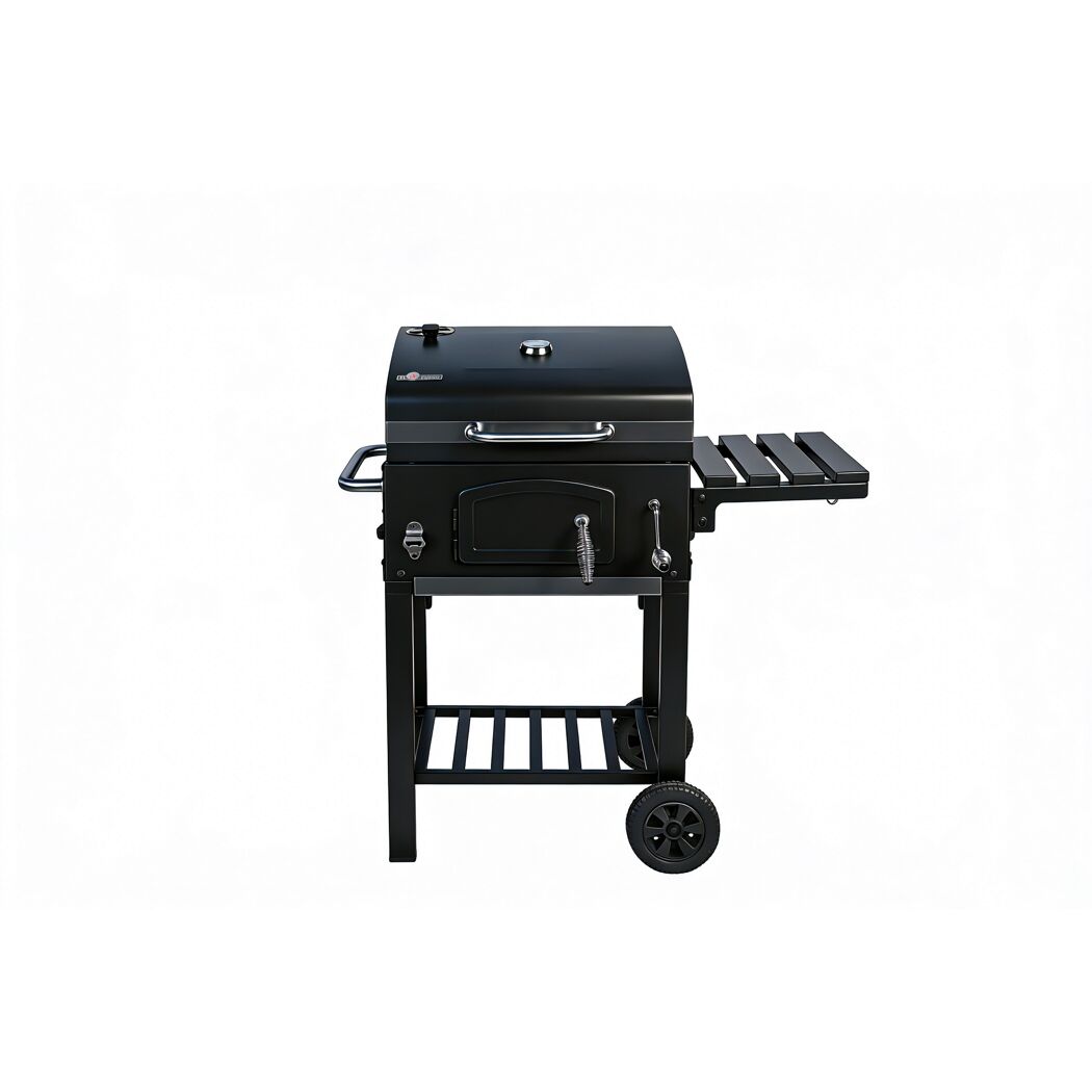 Holzkohlegrill 'Ontario II' schwarz 100 x 105 x 47 cm