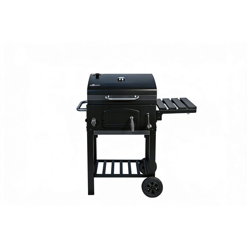 Holzkohlegrill 'Ontario II' schwarz 100 x 105 x 47 cm