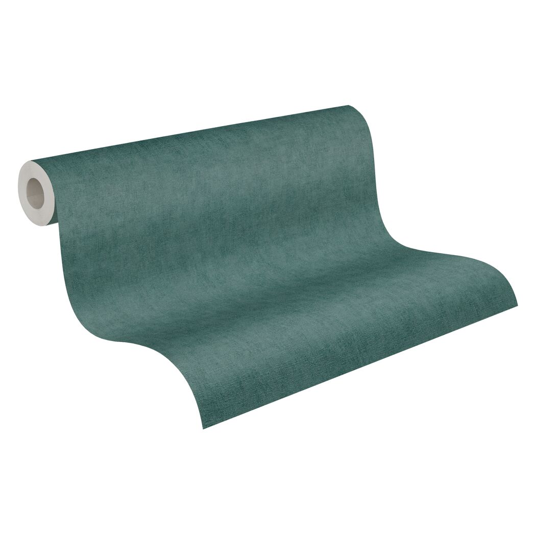 Vliestapete 'CosmoLiving by Cosmopolitan' Uni petrol 10,05 x 0,53 m