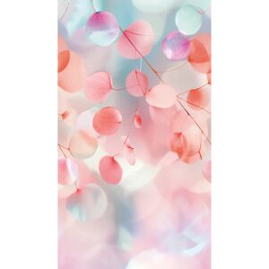 Vliestapete 'CosmoLiving by Cosmopolitan' Fading Flora Blätter rosa 3-teilig 1,59 x 2,8 m