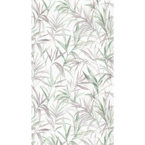 Vliestapete 'CosmoLiving by Cosmopolitan' Cecilia Blätter grün/rosa 3-teilig 1,59 x 2,8 m