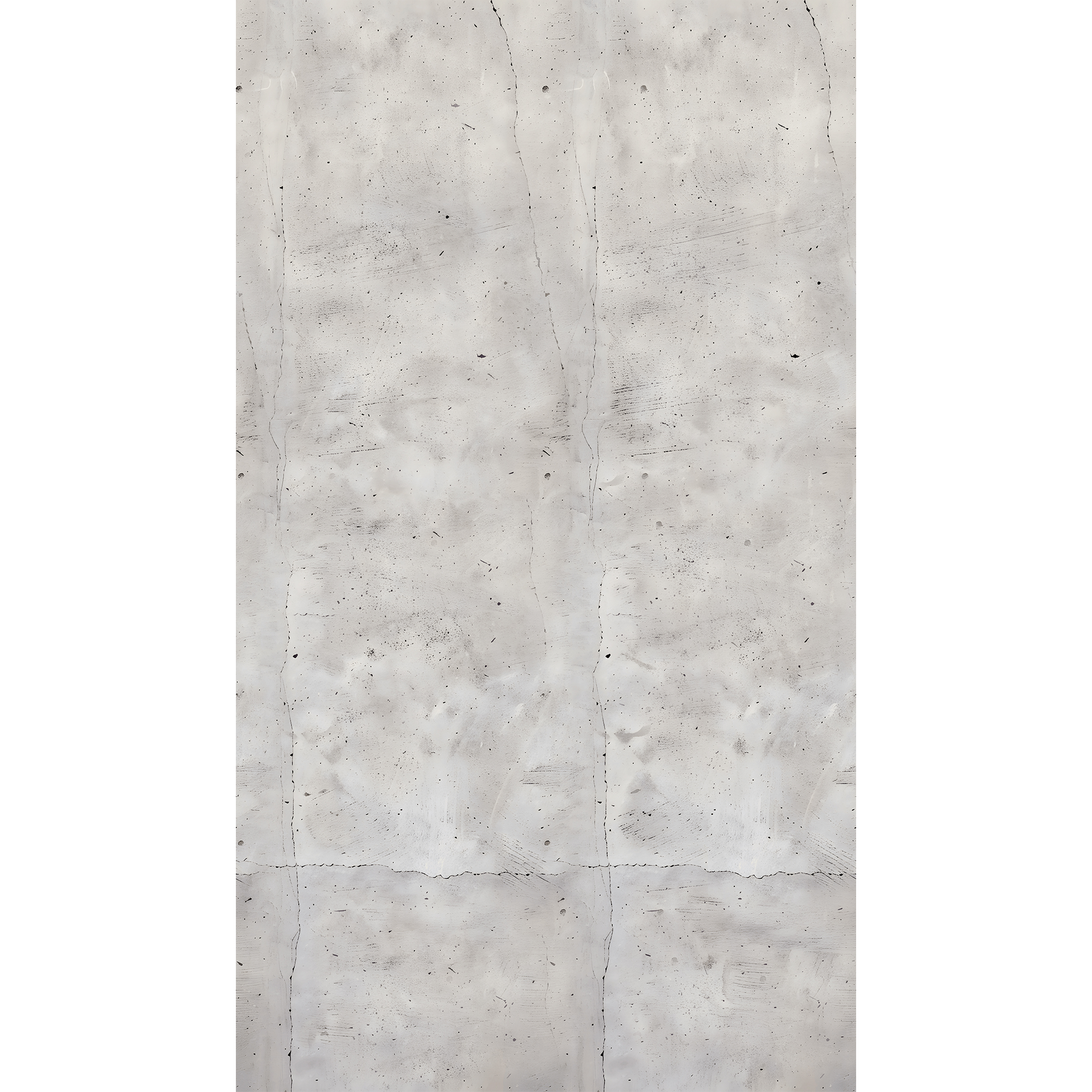 Vliestapete 'CosmoLiving by Cosmopolitan' Concrete Betonwand grau 3-teilig 1,59 x 2,8 m