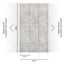 Vliestapete 'CosmoLiving by Cosmopolitan' Concrete Betonwand grau 3-teilig 1,59 x 2,8 m