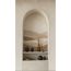 Vliestapete 'CosmoLiving by Cosmopolitan' Clay Mirage Rundbogen Landschaft beige 3-teilig 1,59 x 2,8 m