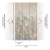 Vliestapete'CosmoLiving by Cosmopolitan' Natures Awaking Bäume beige 3-teilig 1,59 x 2,8 m