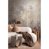 Vliestapete'CosmoLiving by Cosmopolitan' Natures Awaking Bäume beige 3-teilig 1,59 x 2,8 m