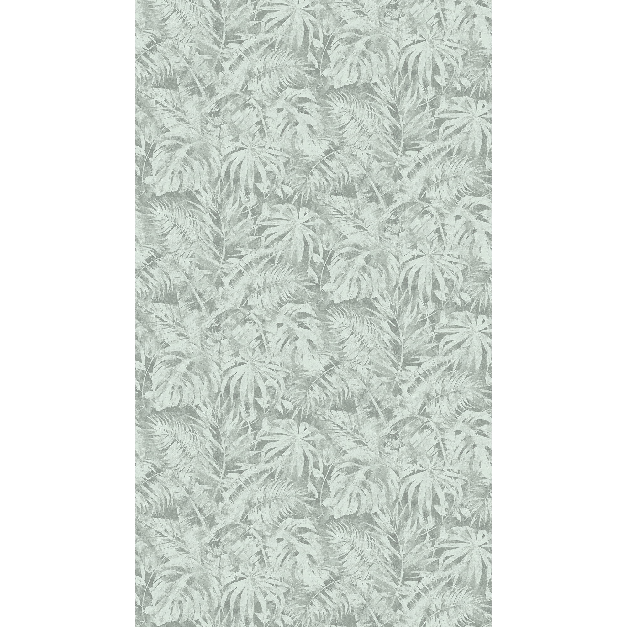 Vliestapete 'CosmoLiving by Cosmopolitan' Palma Green Palmenblätter grün 3-teilig 1,59 x 2,8 m