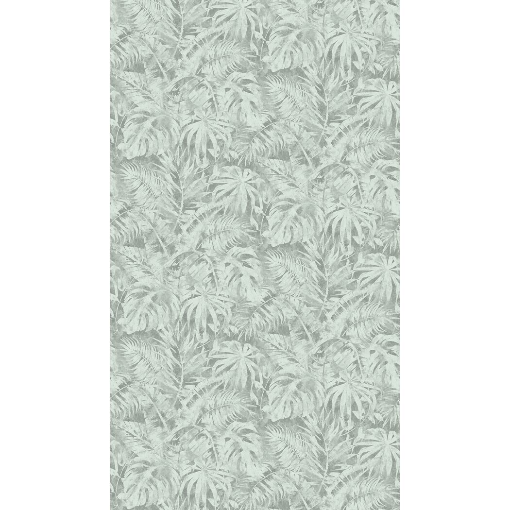 Vliestapete 'CosmoLiving by Cosmopolitan' Palma Green Palmenblätter grün 3-teilig 1,59 x 2,8 m