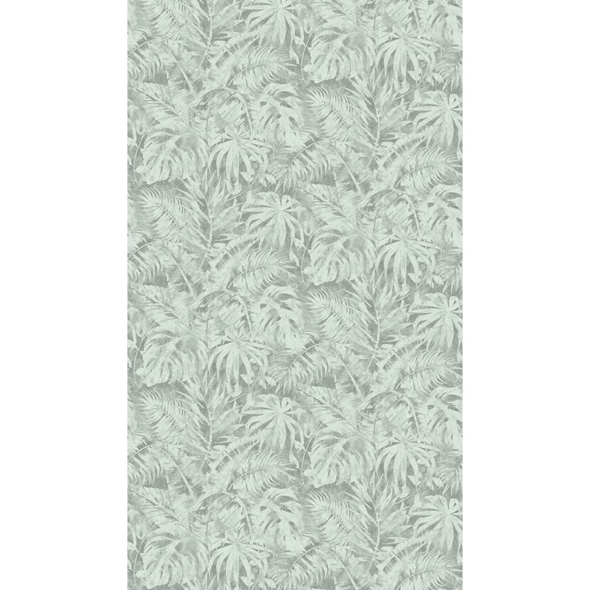 Vliestapete 'CosmoLiving by Cosmopolitan' Palma Green Palmenblätter grün 3-teilig 1,59 x 2,8 m