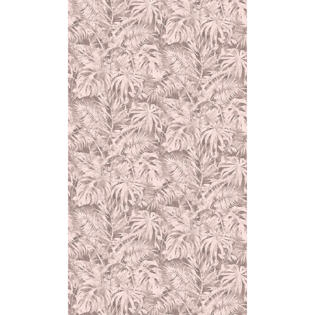 Vliestapete 'CosmoLiving by Cosmopolitan' Palma Pink Palmenblätter rosa 3-teilig 1,59 x 2,8 m