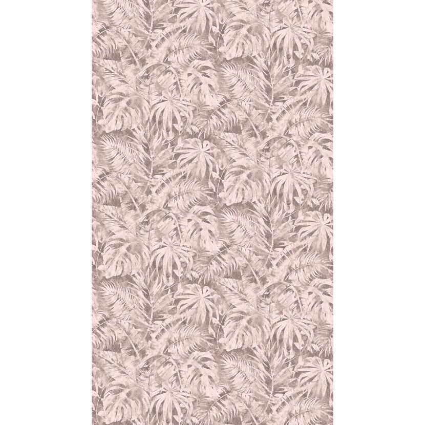 Vliestapete 'CosmoLiving by Cosmopolitan' Palma Pink Palmenblätter rosa 3-teilig 1,59 x 2,8 m