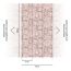 Vliestapete 'CosmoLiving by Cosmopolitan' Palma Pink Palmenblätter rosa 3-teilig 1,59 x 2,8 m