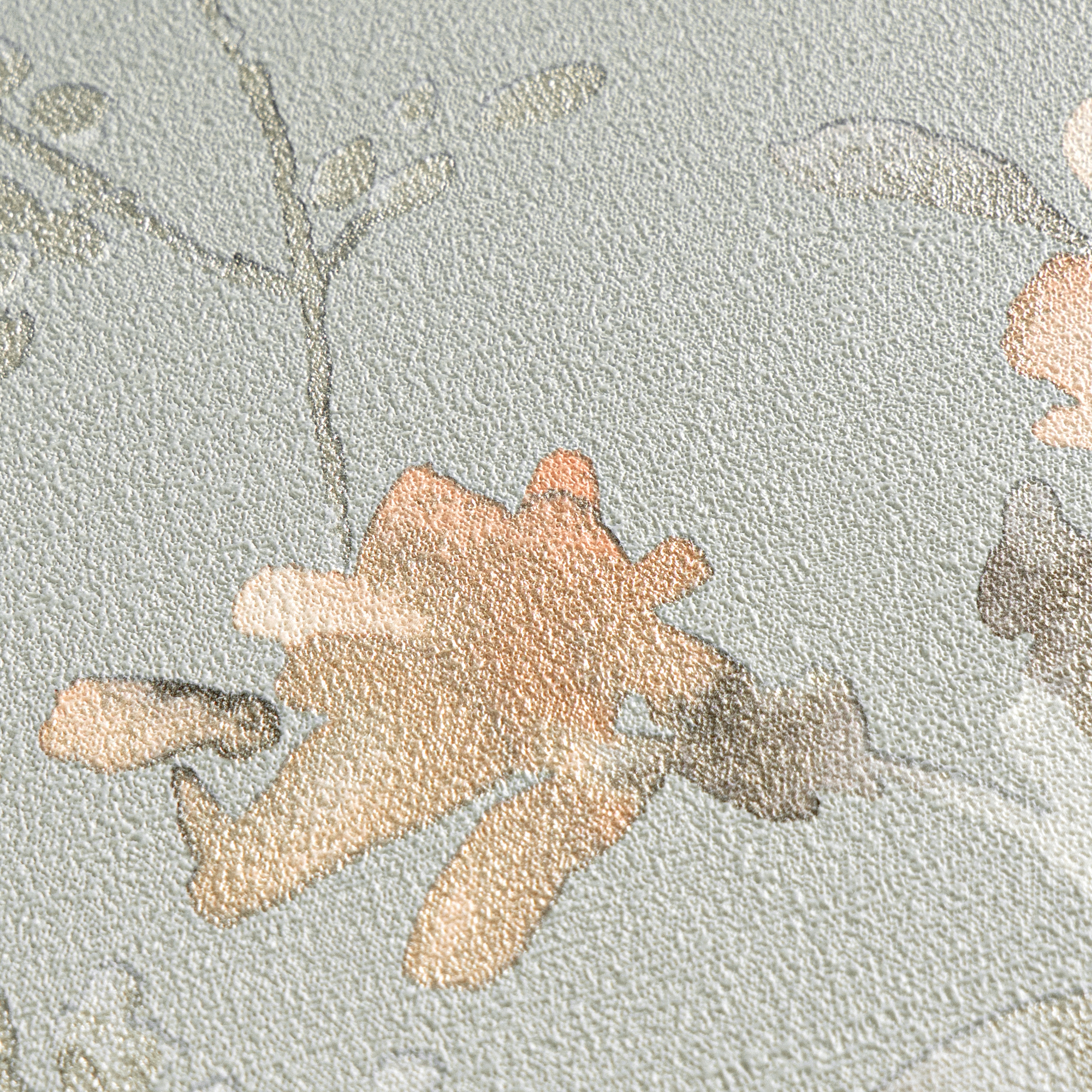 Vliestapete 'CosmoLiving by Cosmopolitan' Blüten hellblau 10,05 x 0,53 m