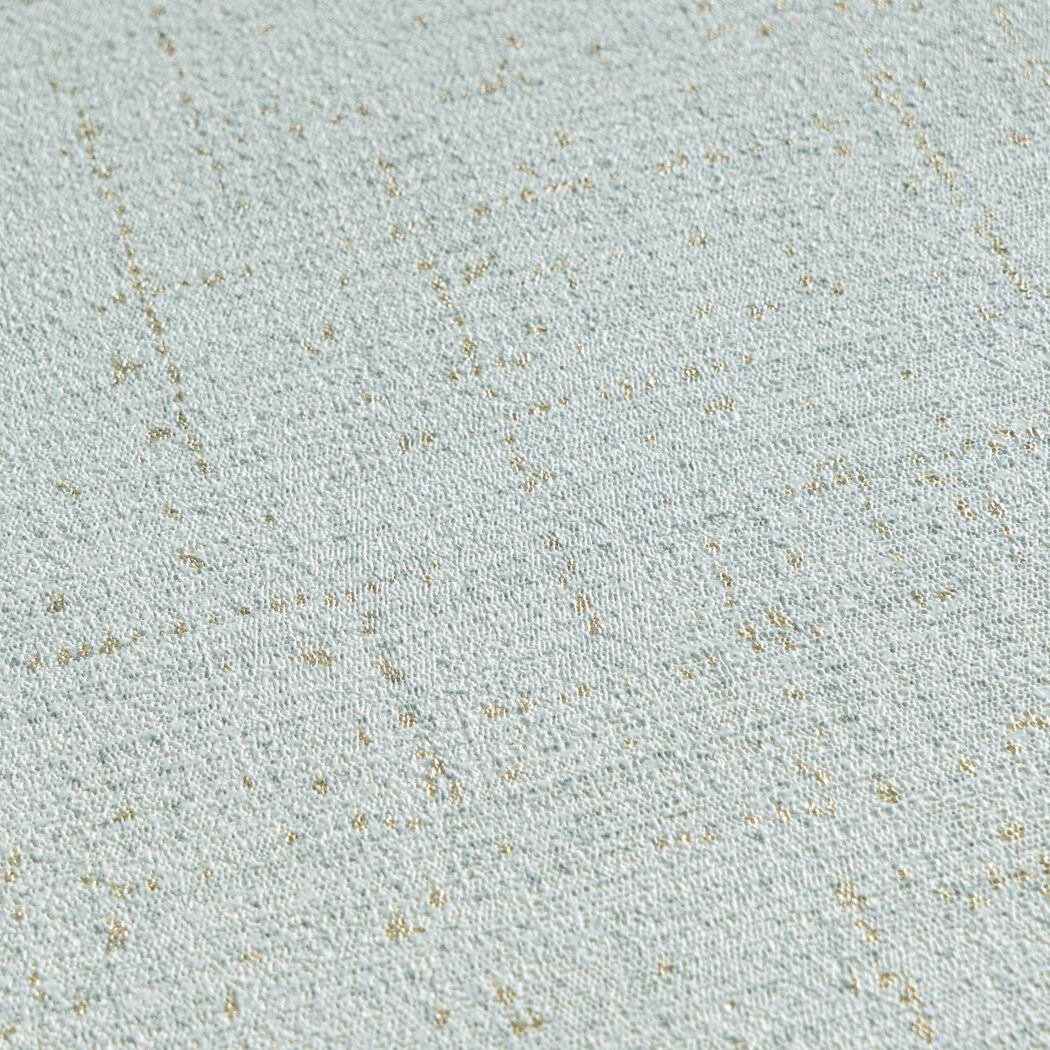 Vliestapete 'CosmoLiving by Cosmopolitan' Uni Punkte hellblau 10,05 x 0,53 m