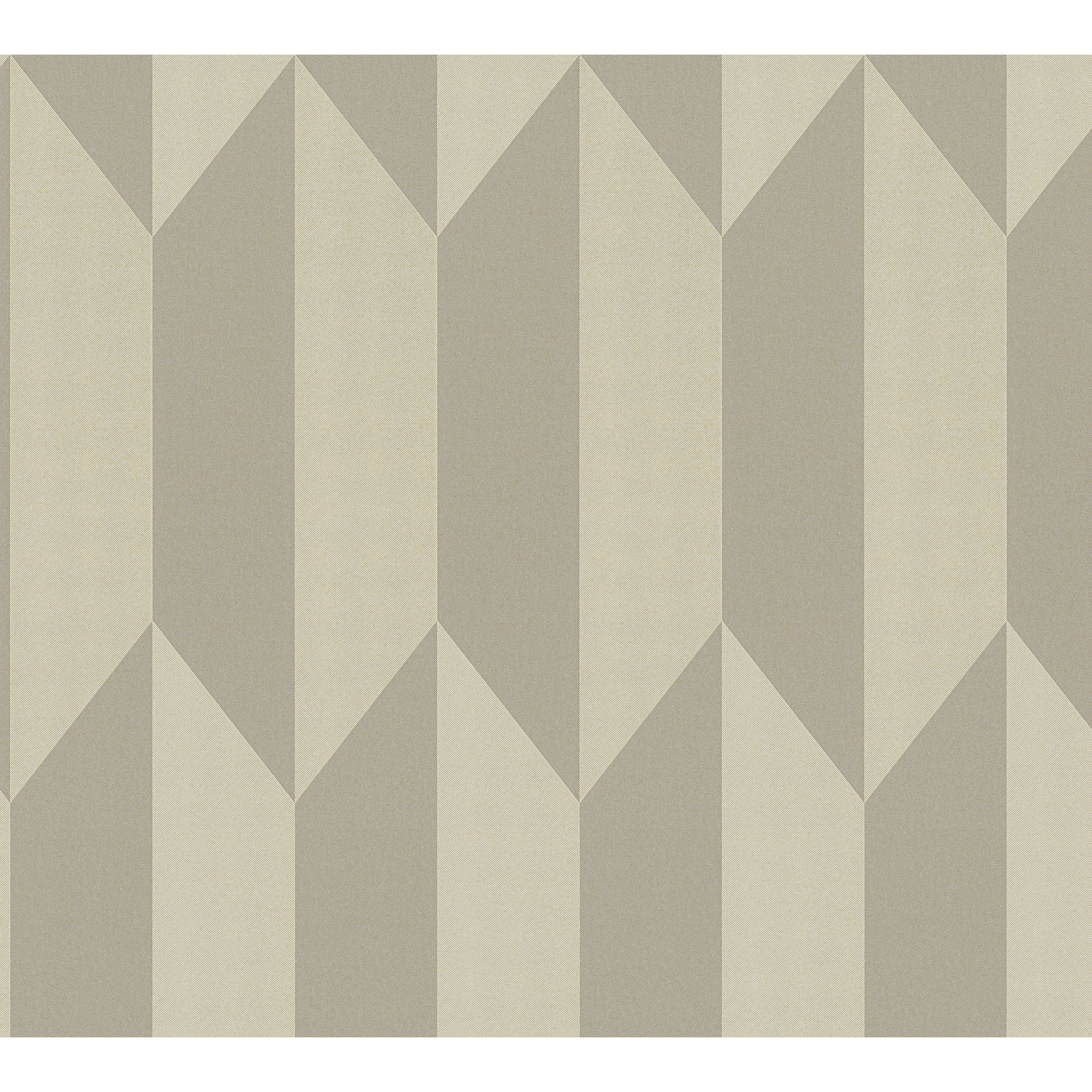 Vliestapete 'CosmoLiving by Cosmopolitan' Grafik Raute silber 10,05 x 0,53 m