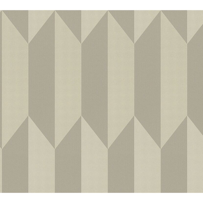 Vliestapete 'CosmoLiving by Cosmopolitan' Grafik Raute silber 10,05 x 0,53 m