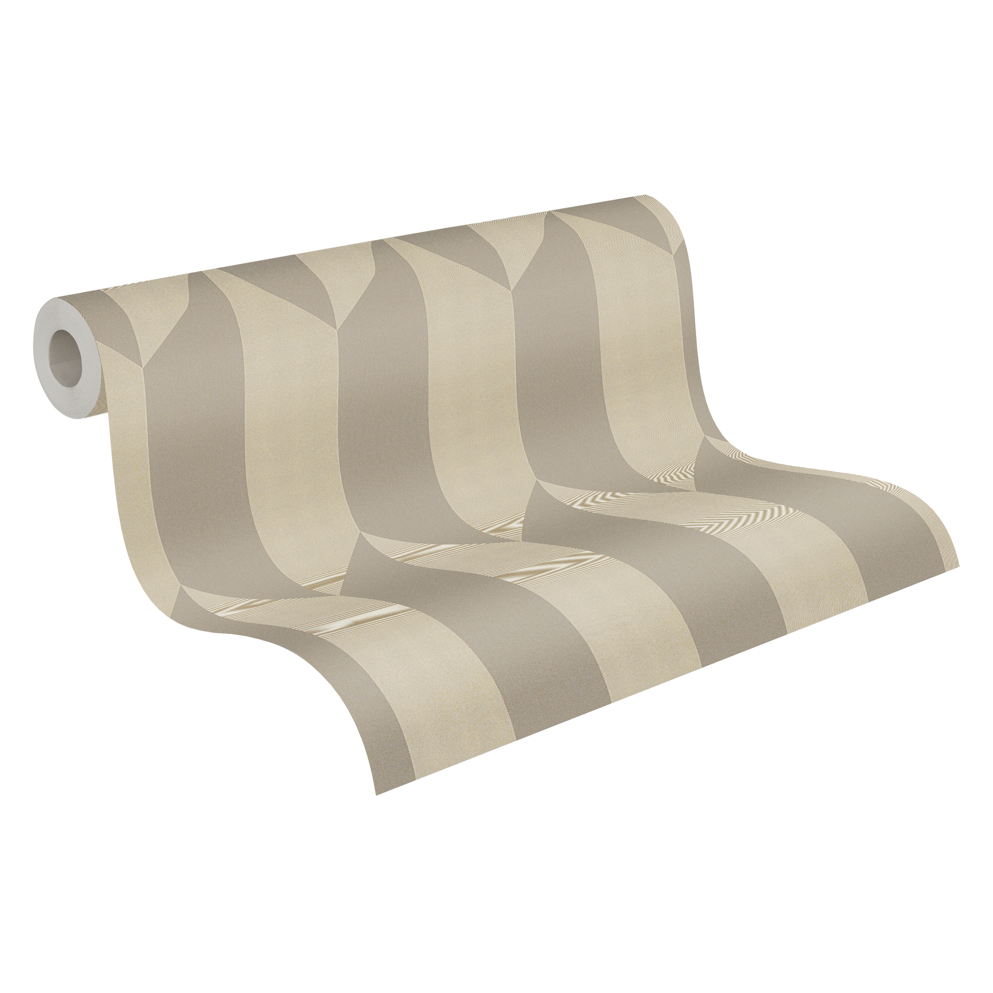 Vliestapete 'CosmoLiving by Cosmopolitan' Grafik Raute silber 10,05 x 0,53 m