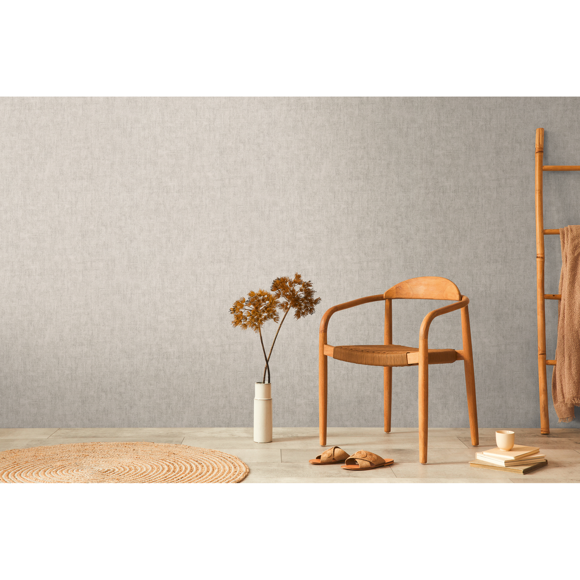Vliestapete 'CosmoLiving by Cosmopolitan' Uni grau 10,05 x 0,53 m