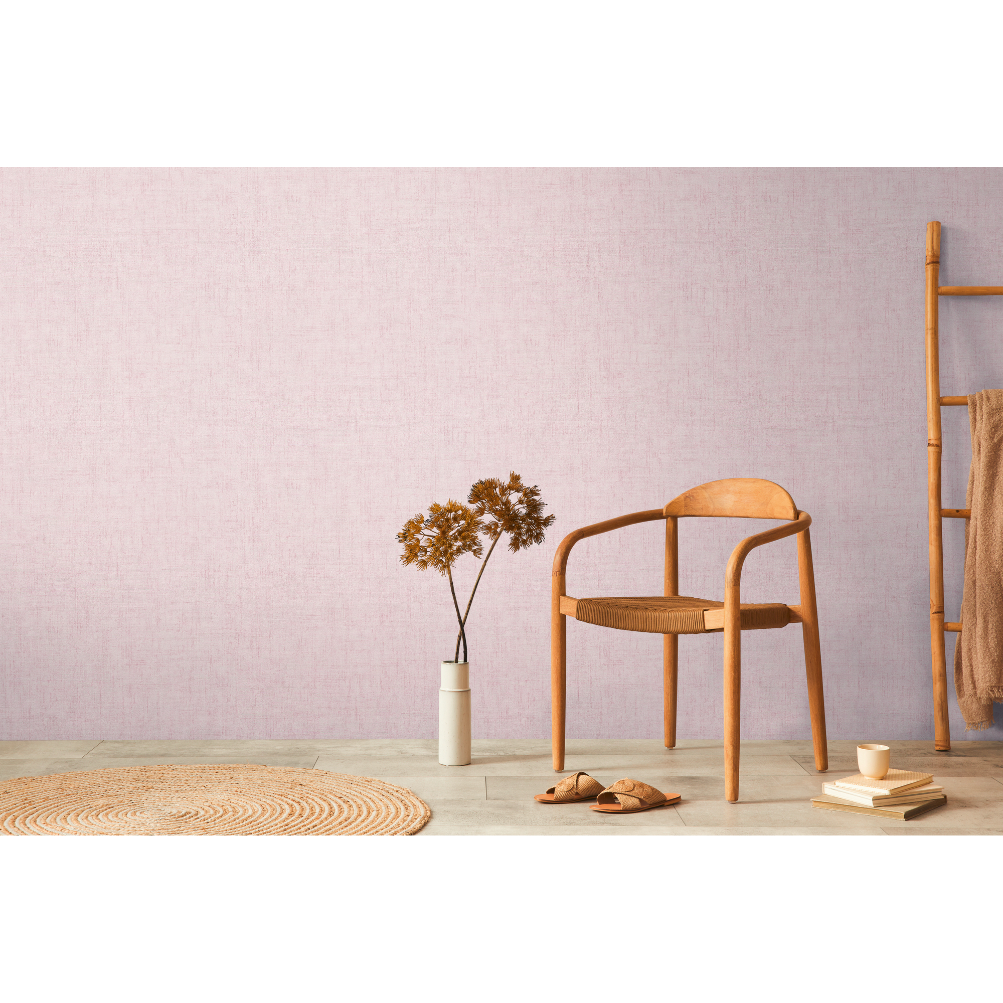 Vliestapete 'CosmoLiving by Cosmopolitan' Uni rosa 10,05 x 0,53 m