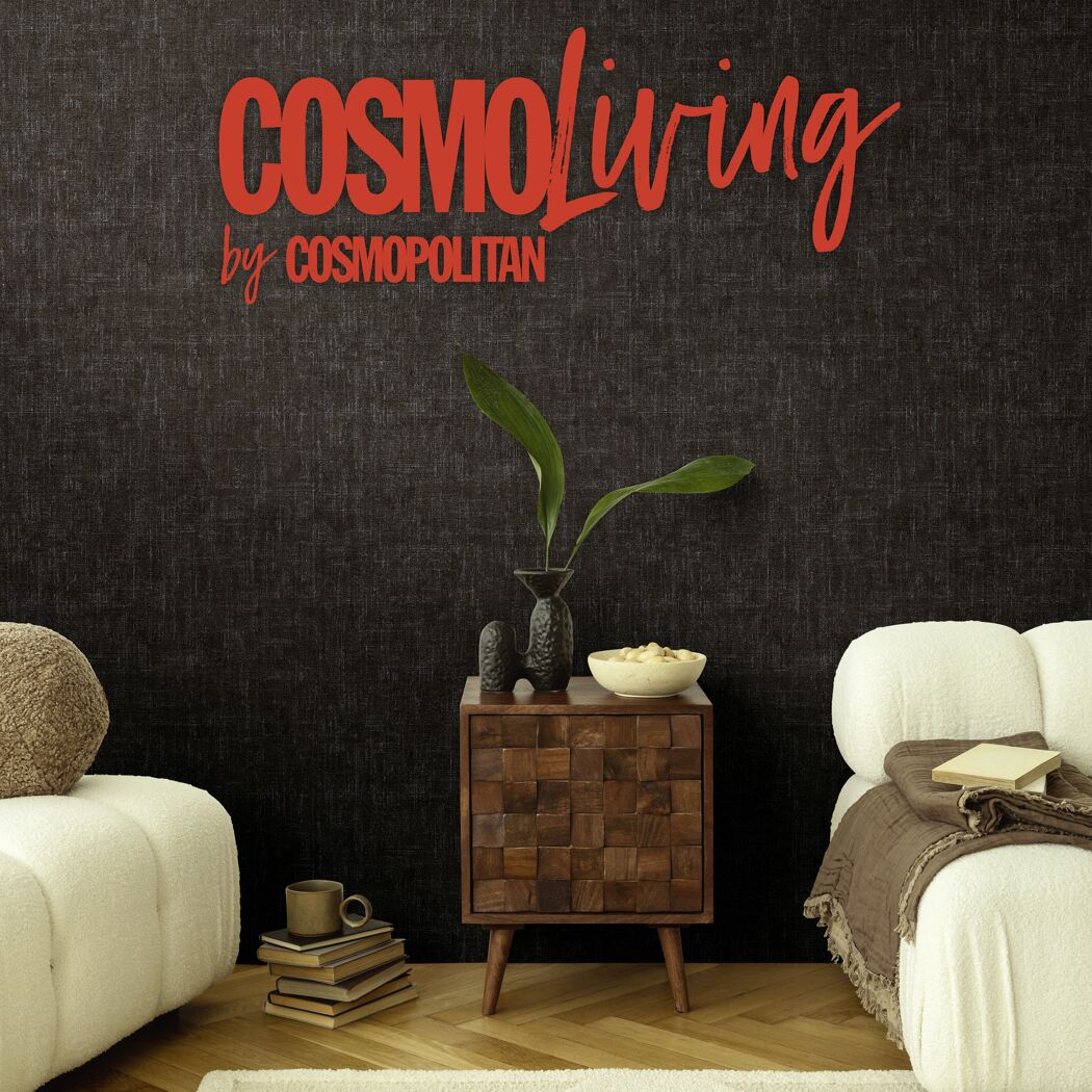Vliestapete 'CosmoLiving by Cosmopolitan' Uni schwarz 10,05 x 0,53 m